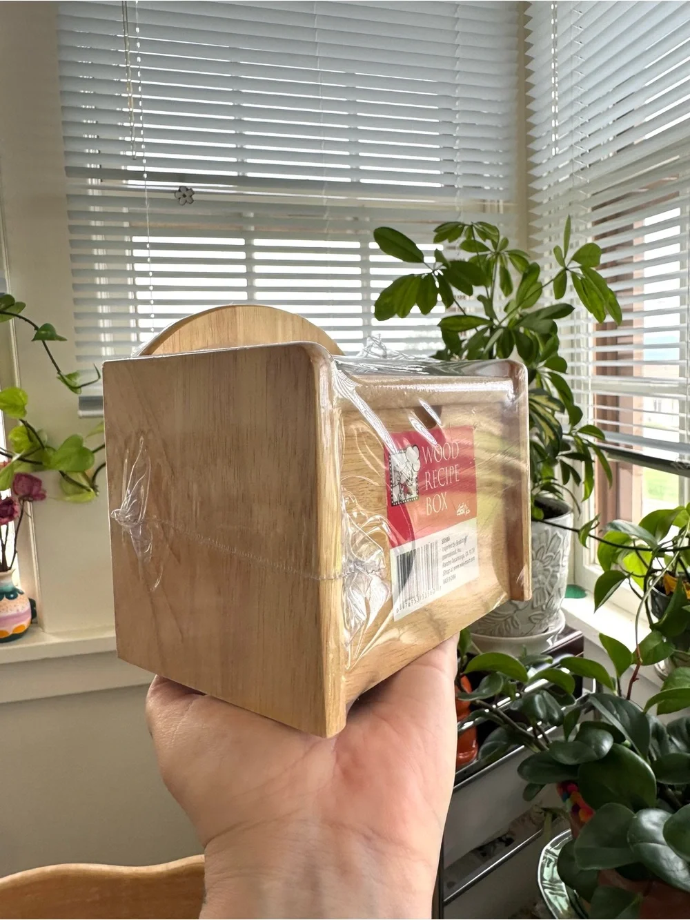 NWT 90’s Vintage Wood RecipeBox by “Good Cook.” Model #33560. Original Packaging